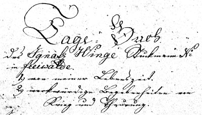 Tagebuch