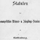 Gottesberg Statuten