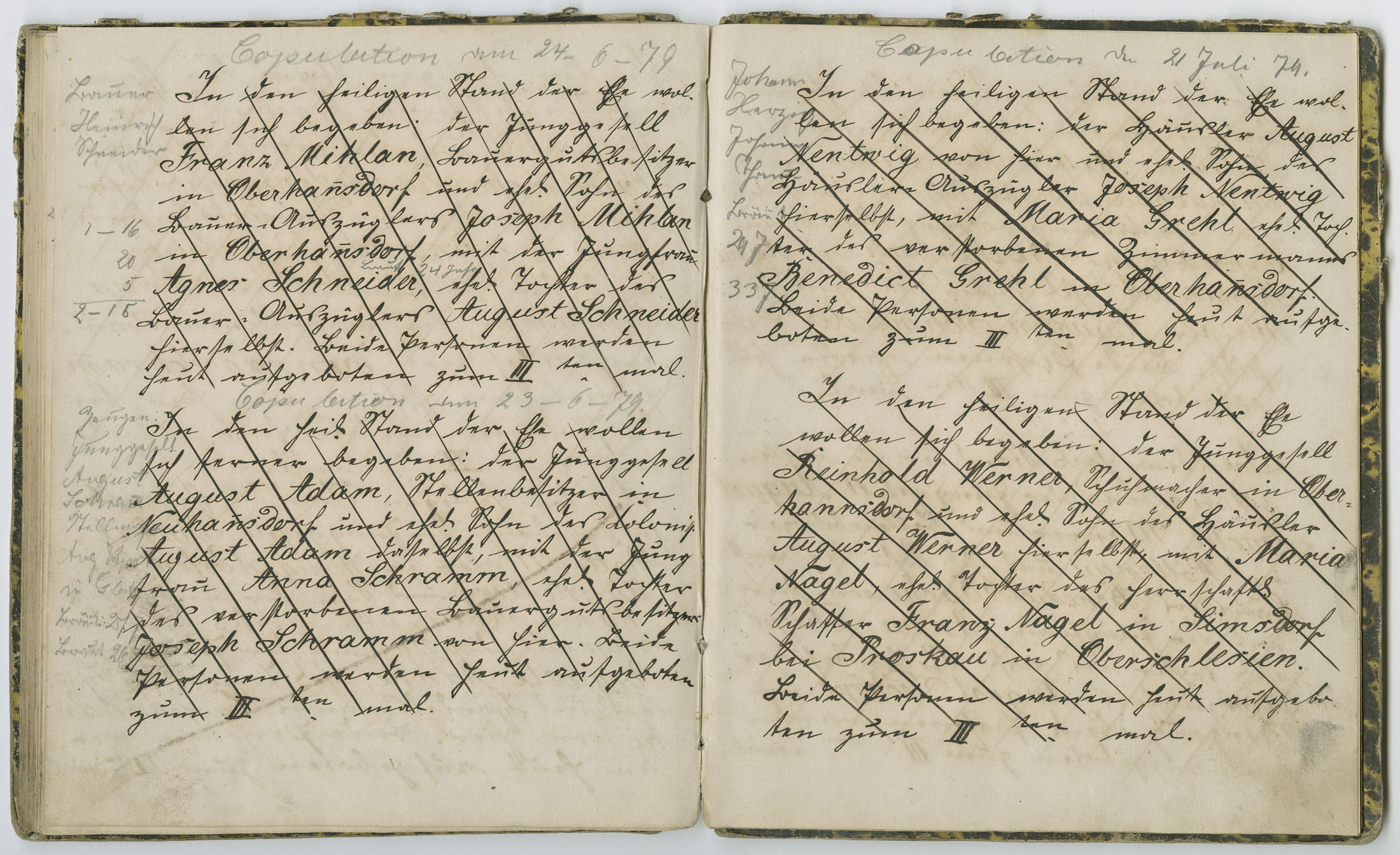 Aufgebote Seite 119