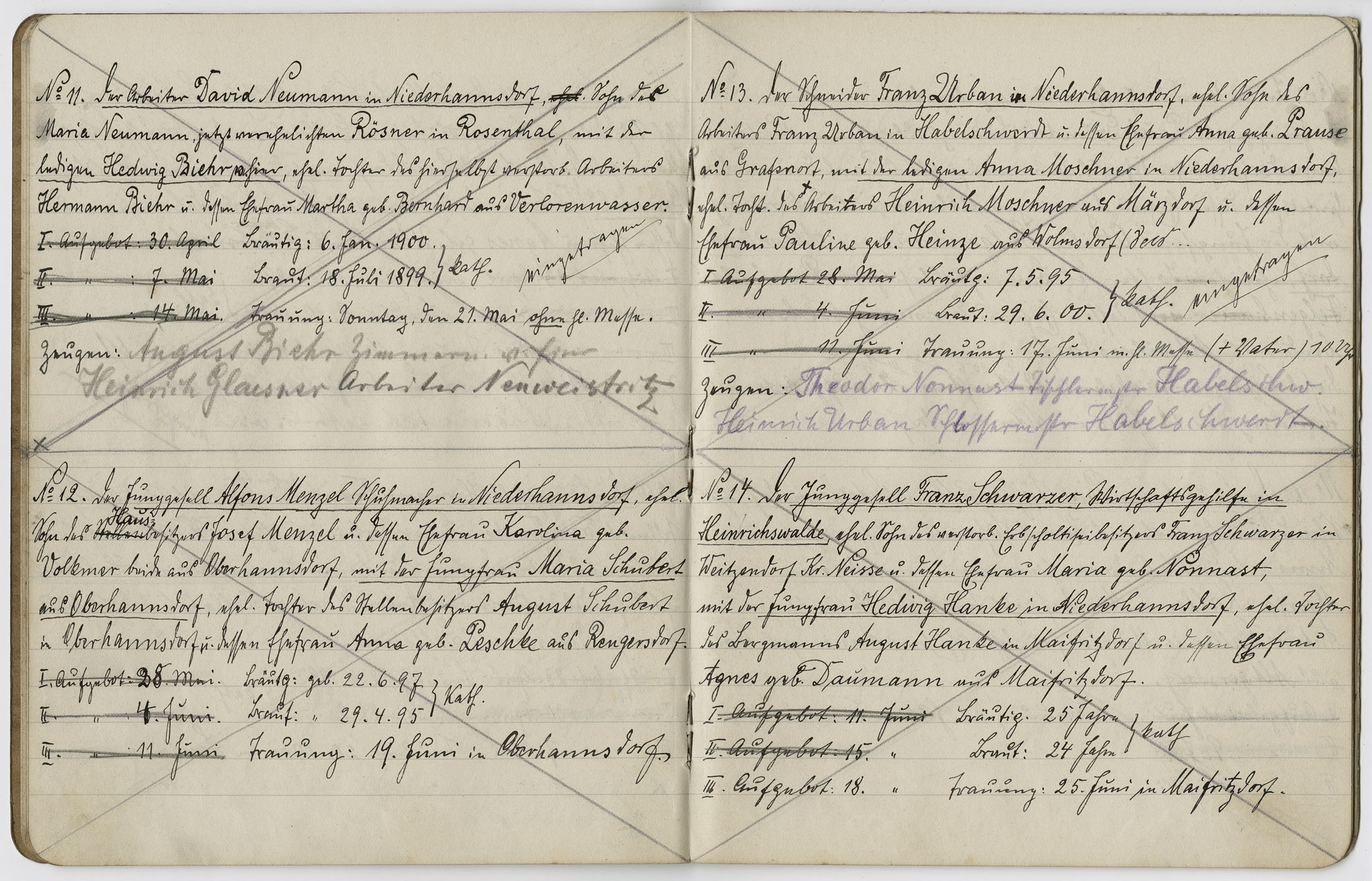 Aufgebote Seite 136