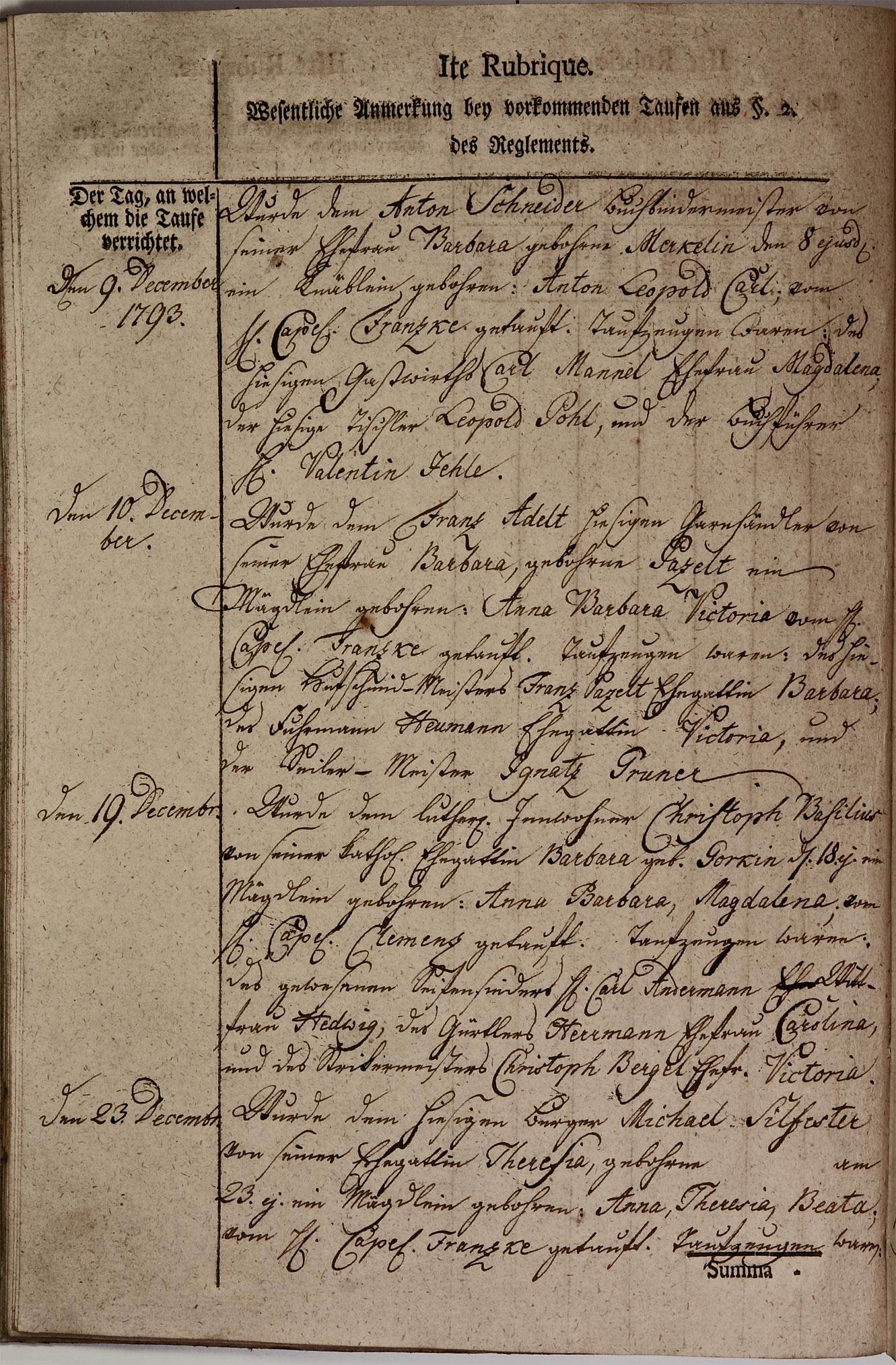 Kirchenbuch 1793 Seite 15