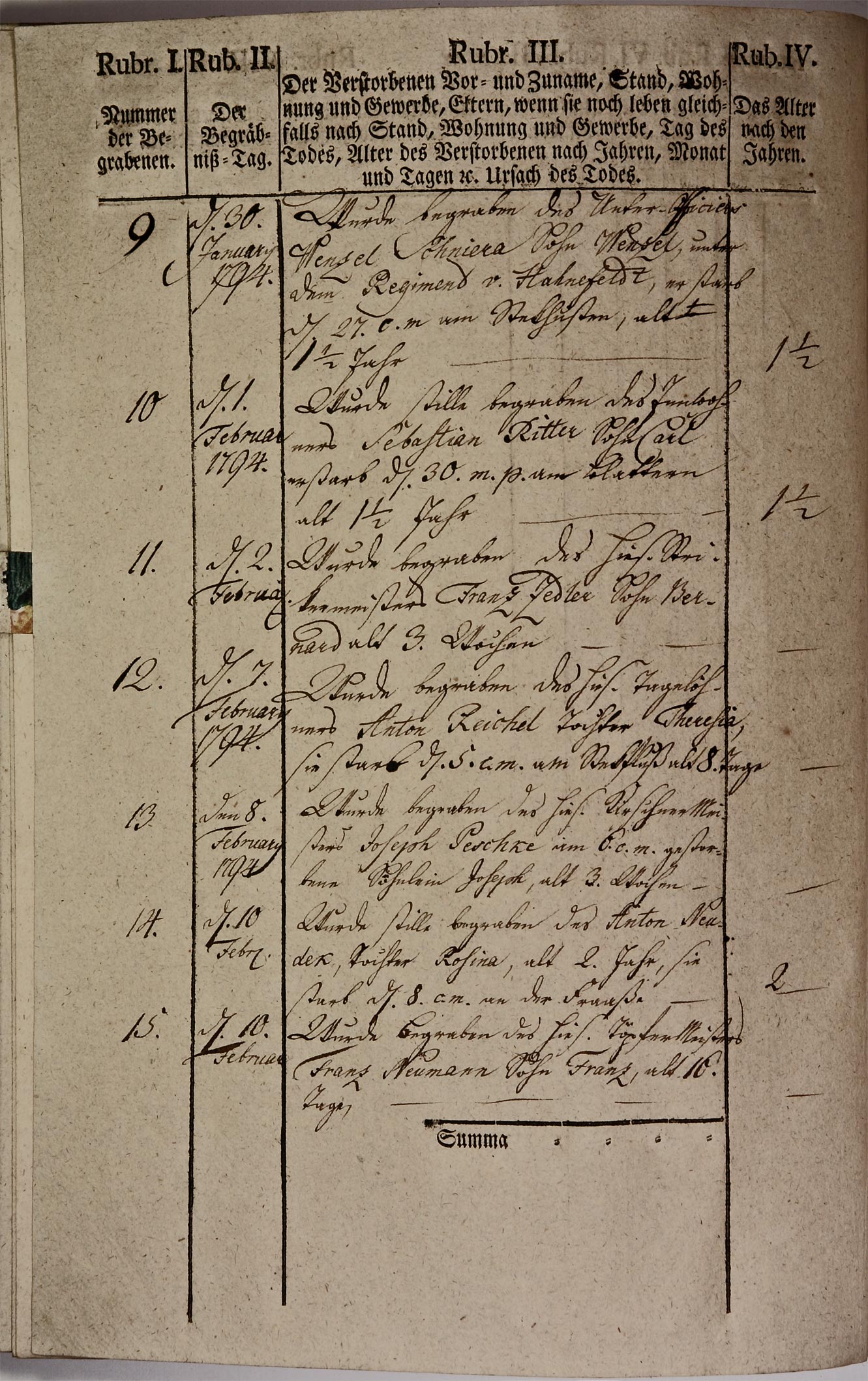 Kirchenbuch 1793 Seite 69