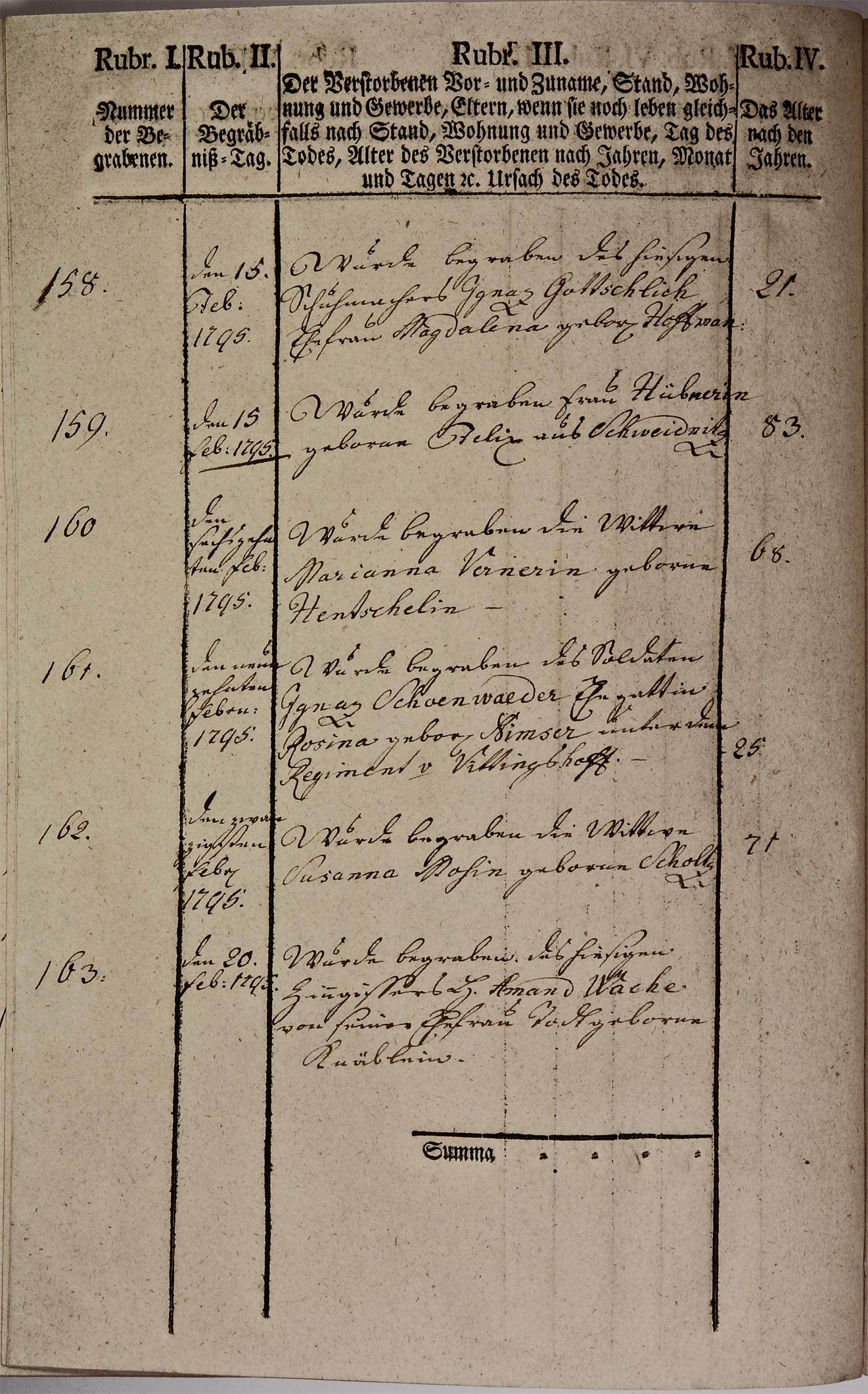 Kirchenbuch 1793 Seite 91