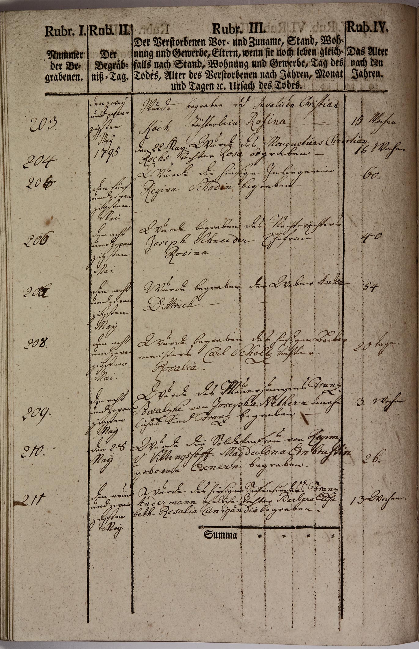 Kirchenbuch 1793 Seite 97