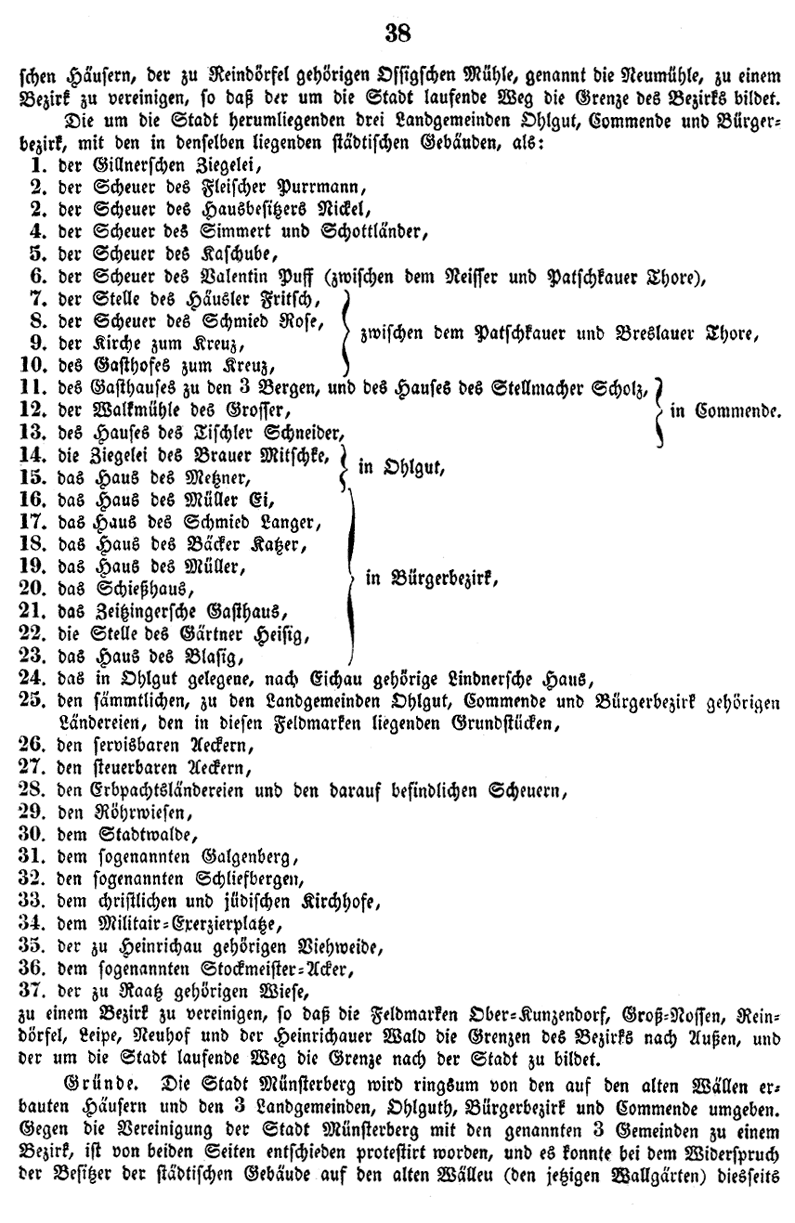 Münsterberg Wochenblatt 1851 10b