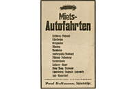 Paul Hoffmann Autofahrten