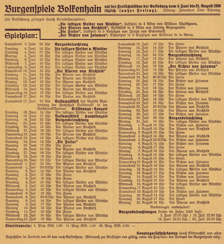 Spielplan